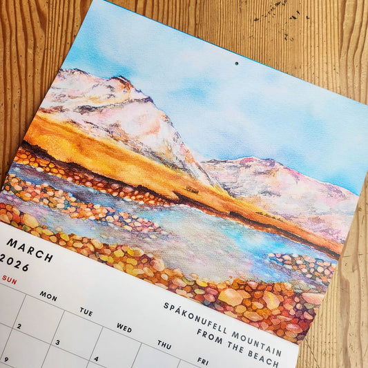 2026 Two Months in Skagaströnd, Iceland at NES Artist Residency Calendar