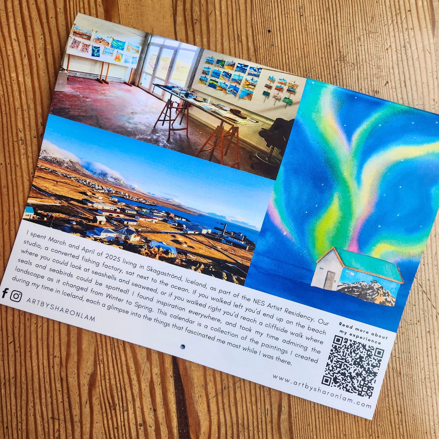 2026 Two Months in Skagaströnd, Iceland at NES Artist Residency Calendar