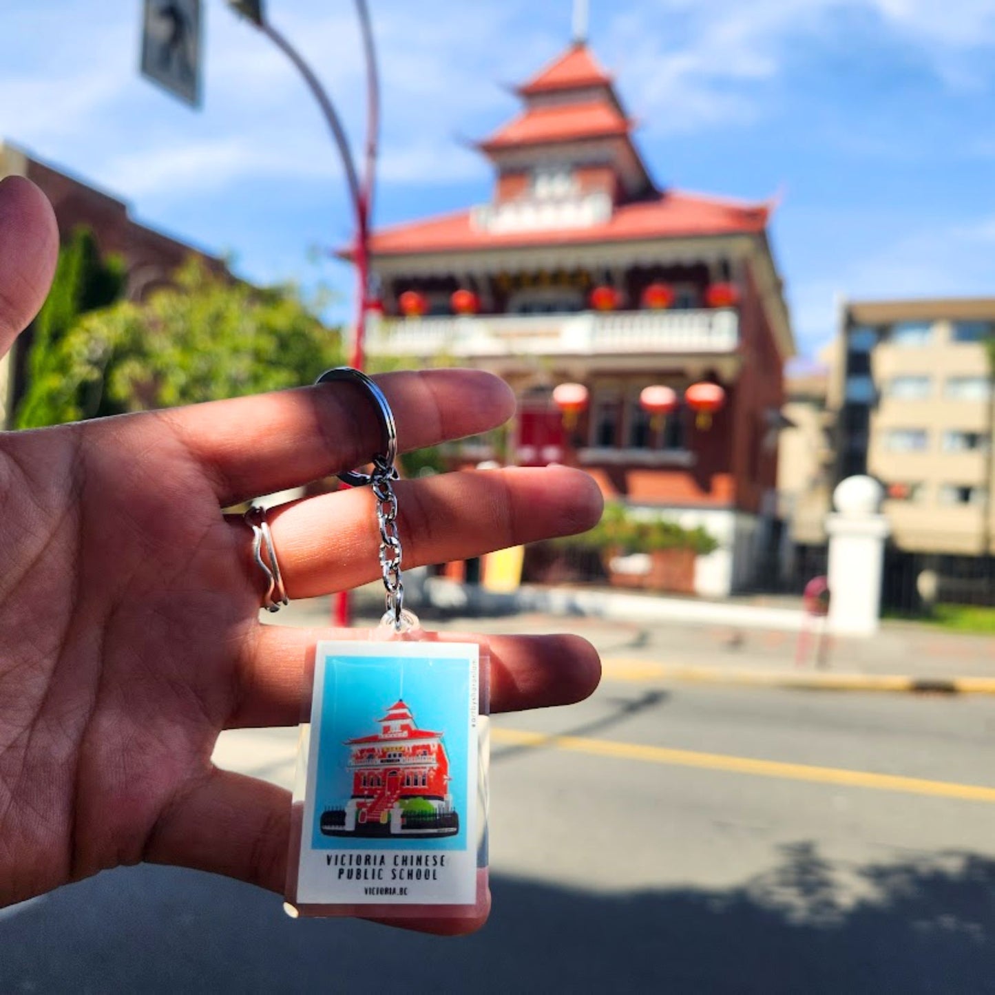 Victoria Places Keychains