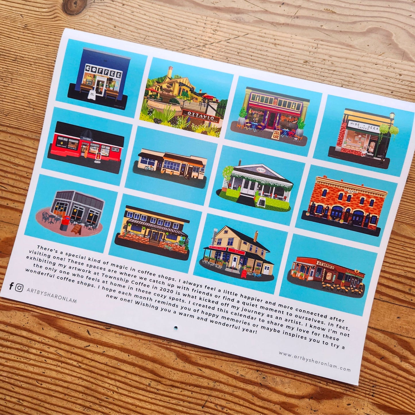 2026 where i like to get my coffee calendar