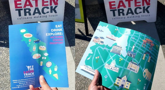 Off the Eaten Track Self Guided Food Walking Tour Pamphlet