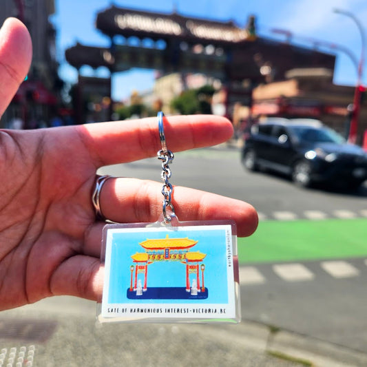 Victoria Places Keychains