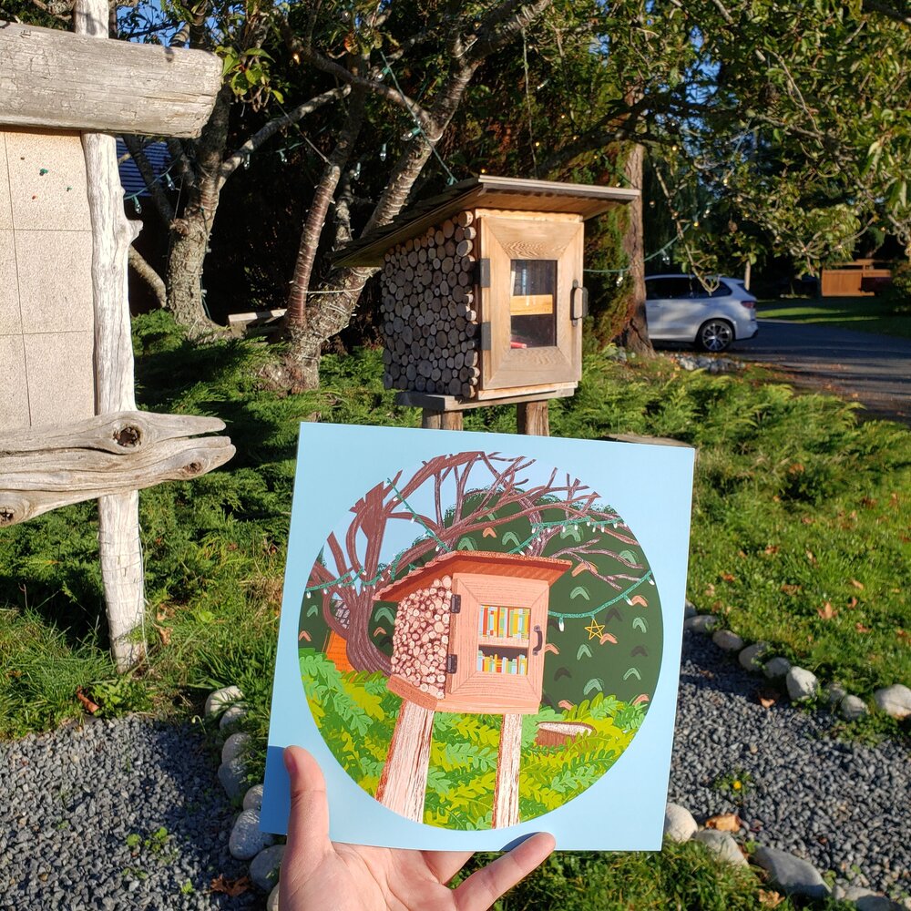 Tiny Library on Chartwell