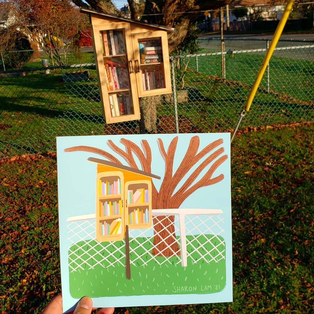 Tiny Library on Kingsley Street